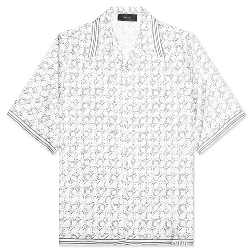 MA Quad Bowling Shirt Asphalt