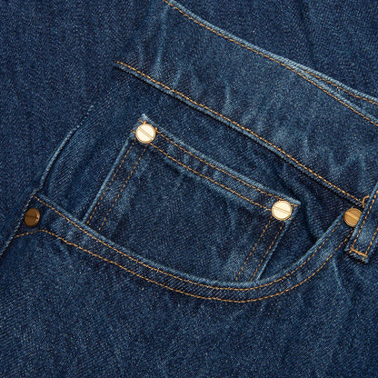 Loose Lightweight Denim Trousers Medium Denim
