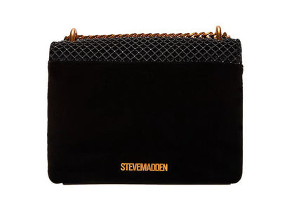 Bolso Steve Madden Bamara Negro y Dorado para Mujer