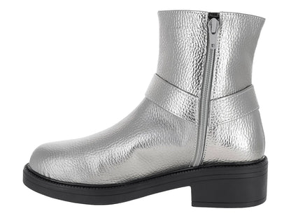 Botines Senties Plateados para Mujer
