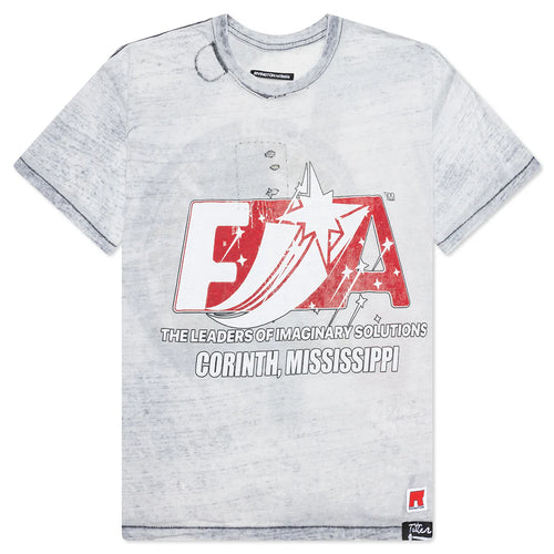 Founding Narrative Tee Blue Burnout