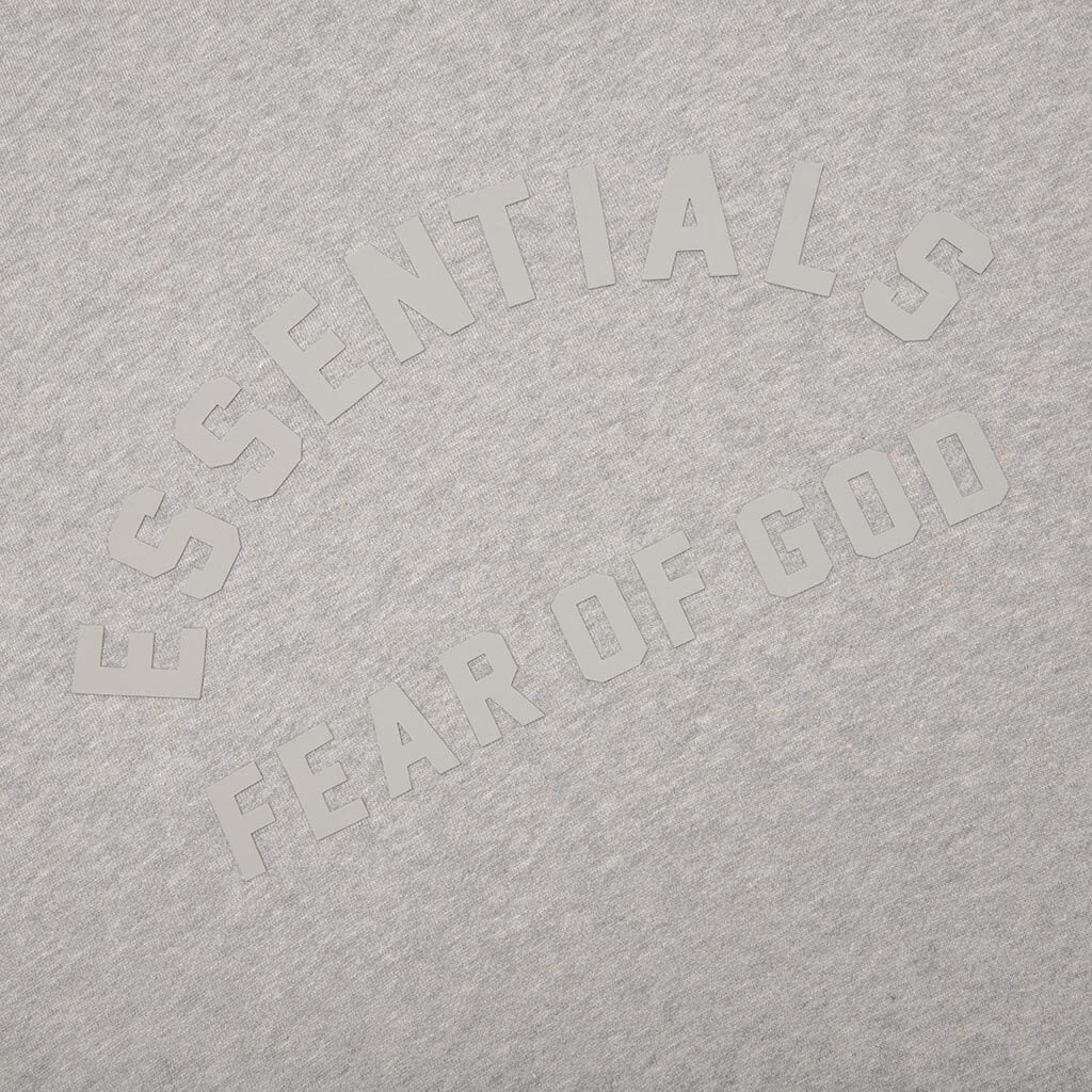 Nylon Fleece Hoodie Dark Heather Oatmeal Garden Yellow