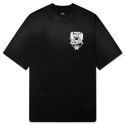 Amiri Eagle Oversized Tee Black