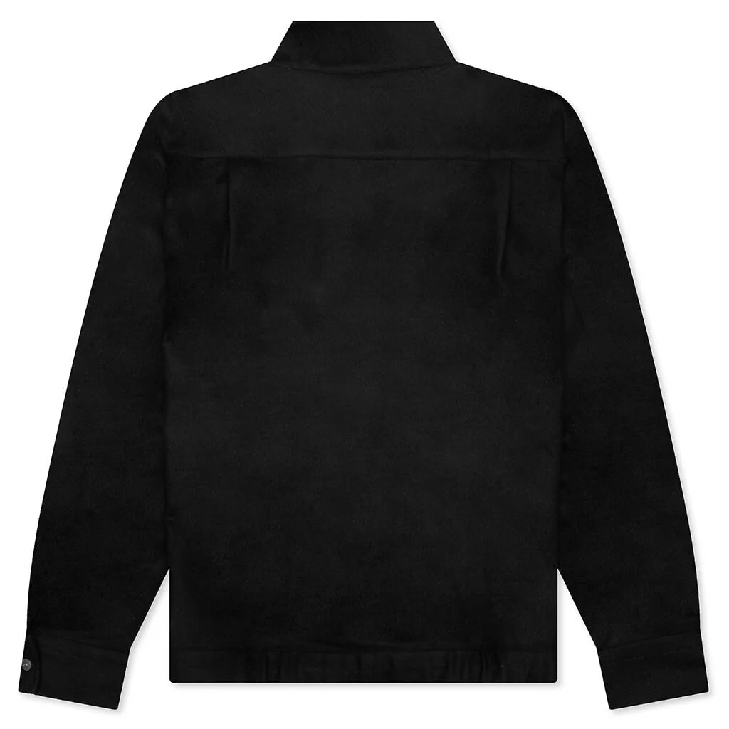 Long Sleeve Overshirt Black