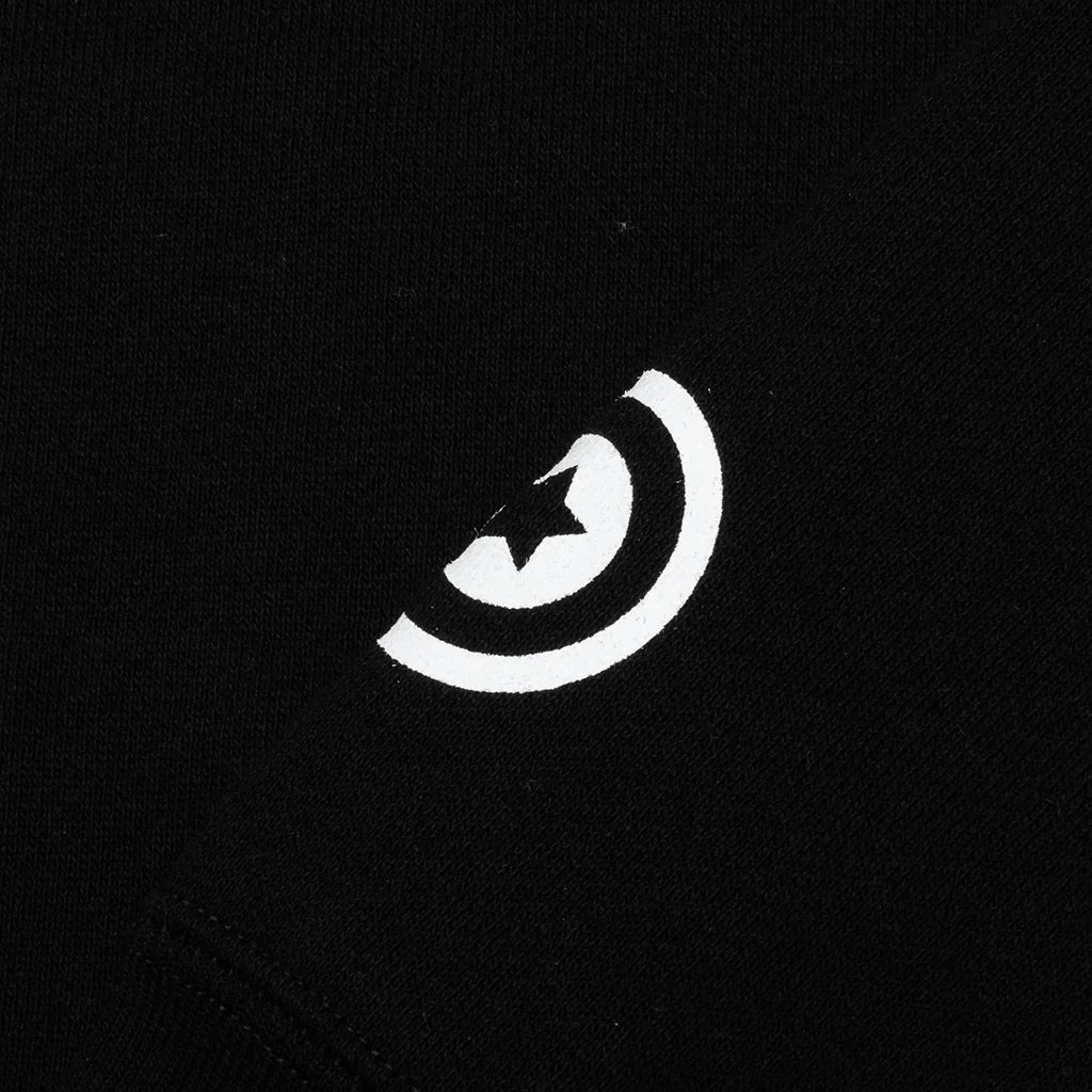 1st Shark Full Zip Hoodie Black