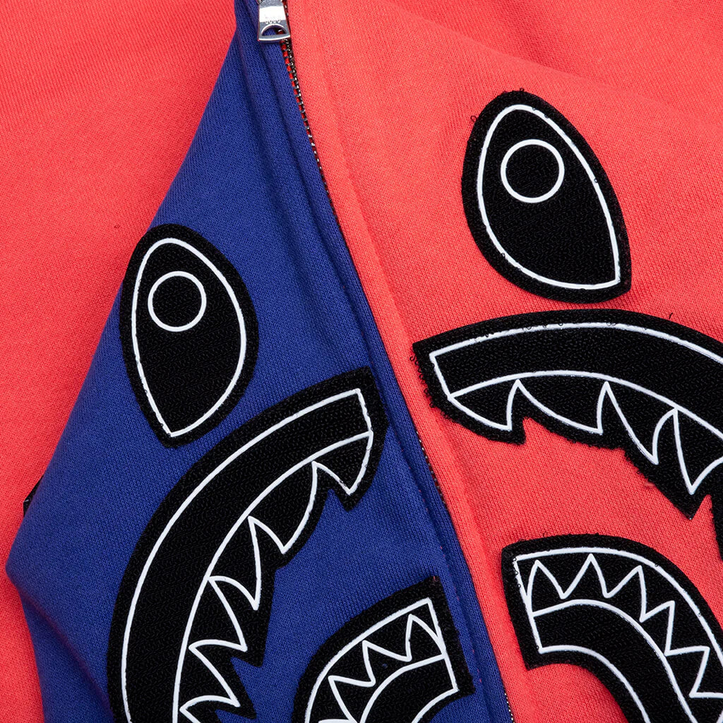 Shark Full Zip Hoodie Japan Red