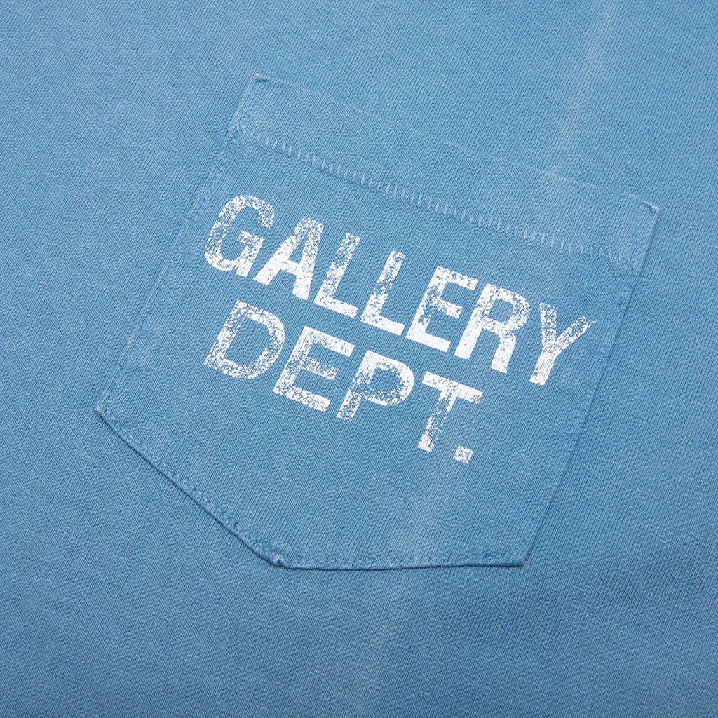 Vintage Logo Painted Tee Dusty Blue