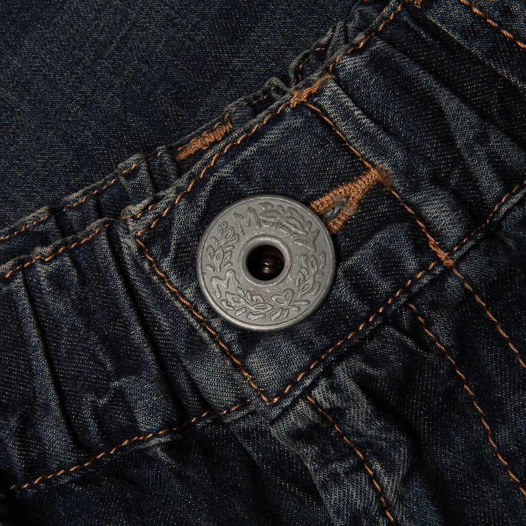 Light Denim Wide Pants Indigo