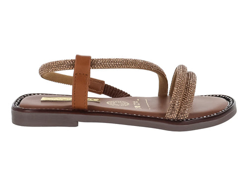 Sandalias Mia Bonita Color Tan para Niña