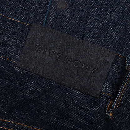 Straight Leg Jeans Dark Blue