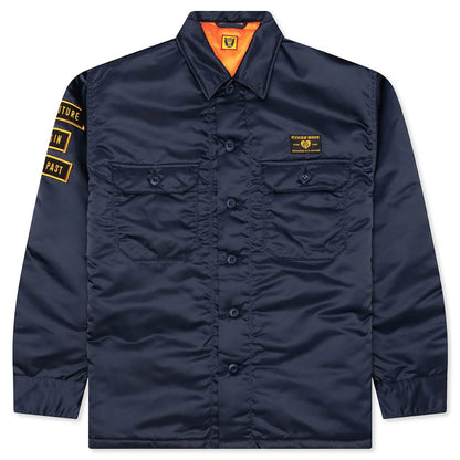 Padded CPO Shirt Navy