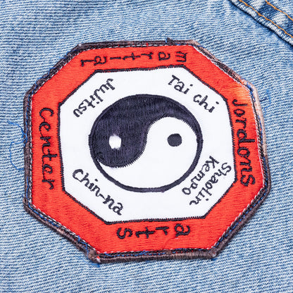 Charlatan Reversible Denim Baseball Jacket Indigo