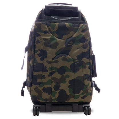 Camo Travel Luggage Green