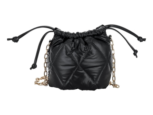 Bolsa de Hombro Ferretina Lola Diamante Negro para Mujer