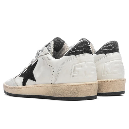 Womens Ball Star White Black Silver