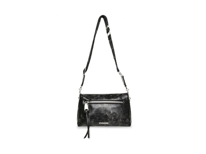Bolsa de Hombro Steve Madden Bzaggy Negro Plata para Mujer