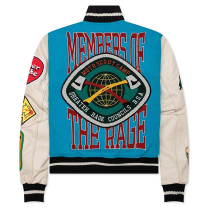 Classic Varsity Jacket Algers Blue