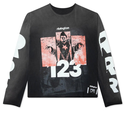 Left Out Enemy L S Tee Vintage Black