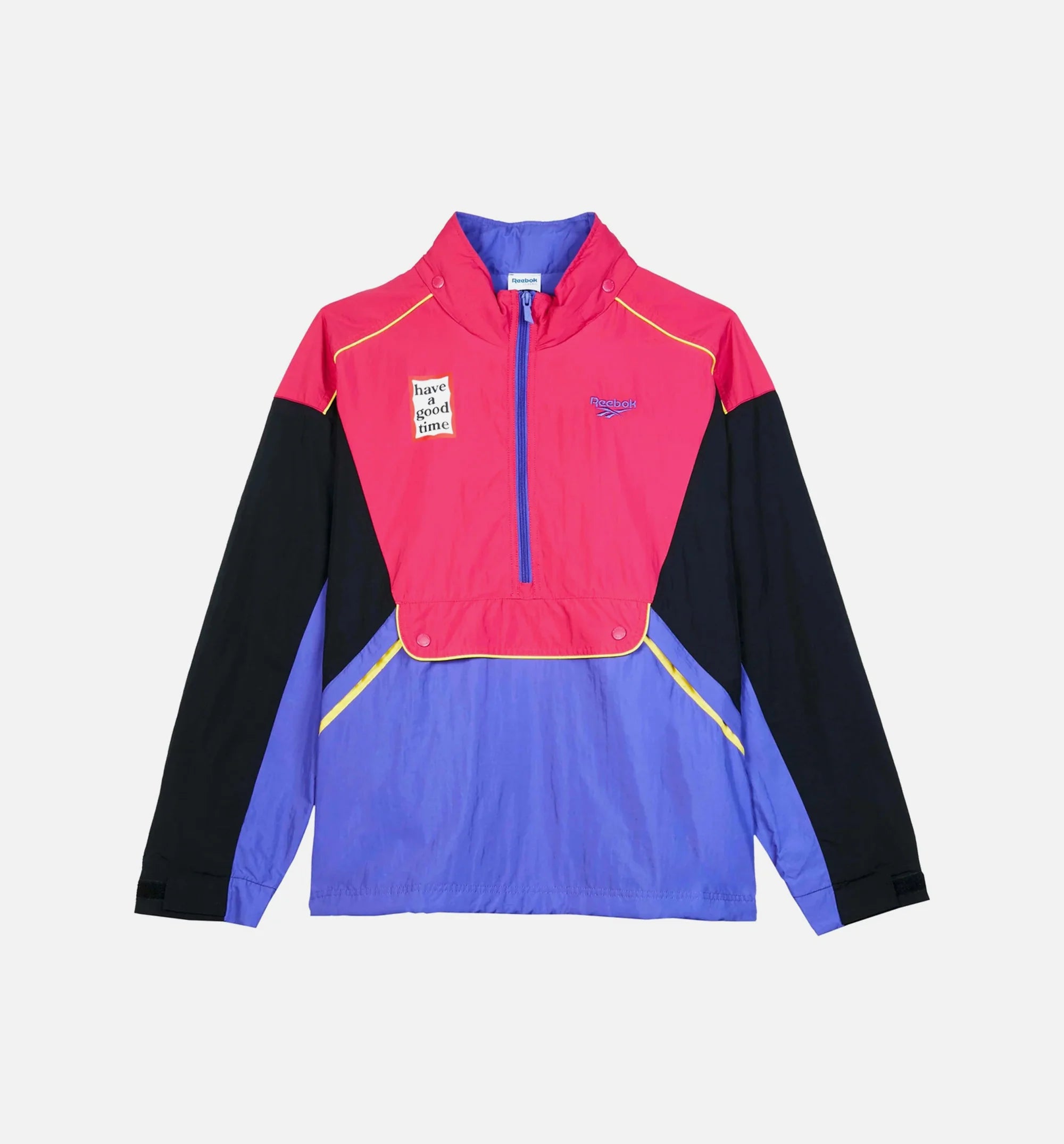 Have a Good Time Anorak Mens Jacket Black Pink Craze Ultima Purple