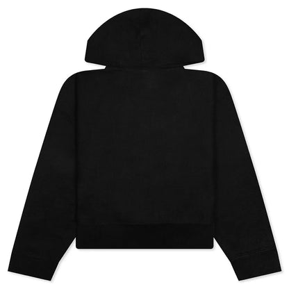 Big Size Hoodie Logo Black