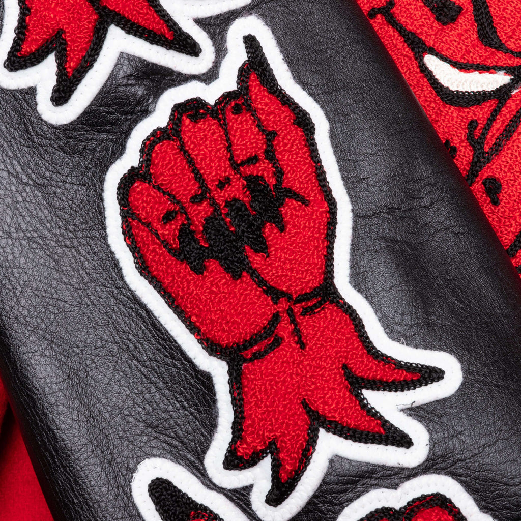 Saint Michael Devil Varsity Jacket Red