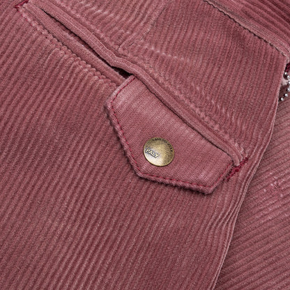 Synanon Cord Pleated Pant Burgundy