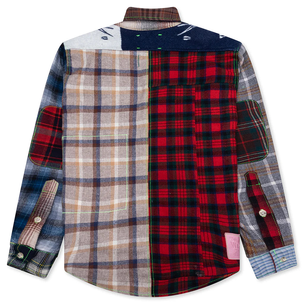 Better with Age x Pendleton Whitney Reversible Flannel Overshirt Multi