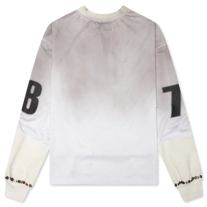 Mesh Moto Jersey White