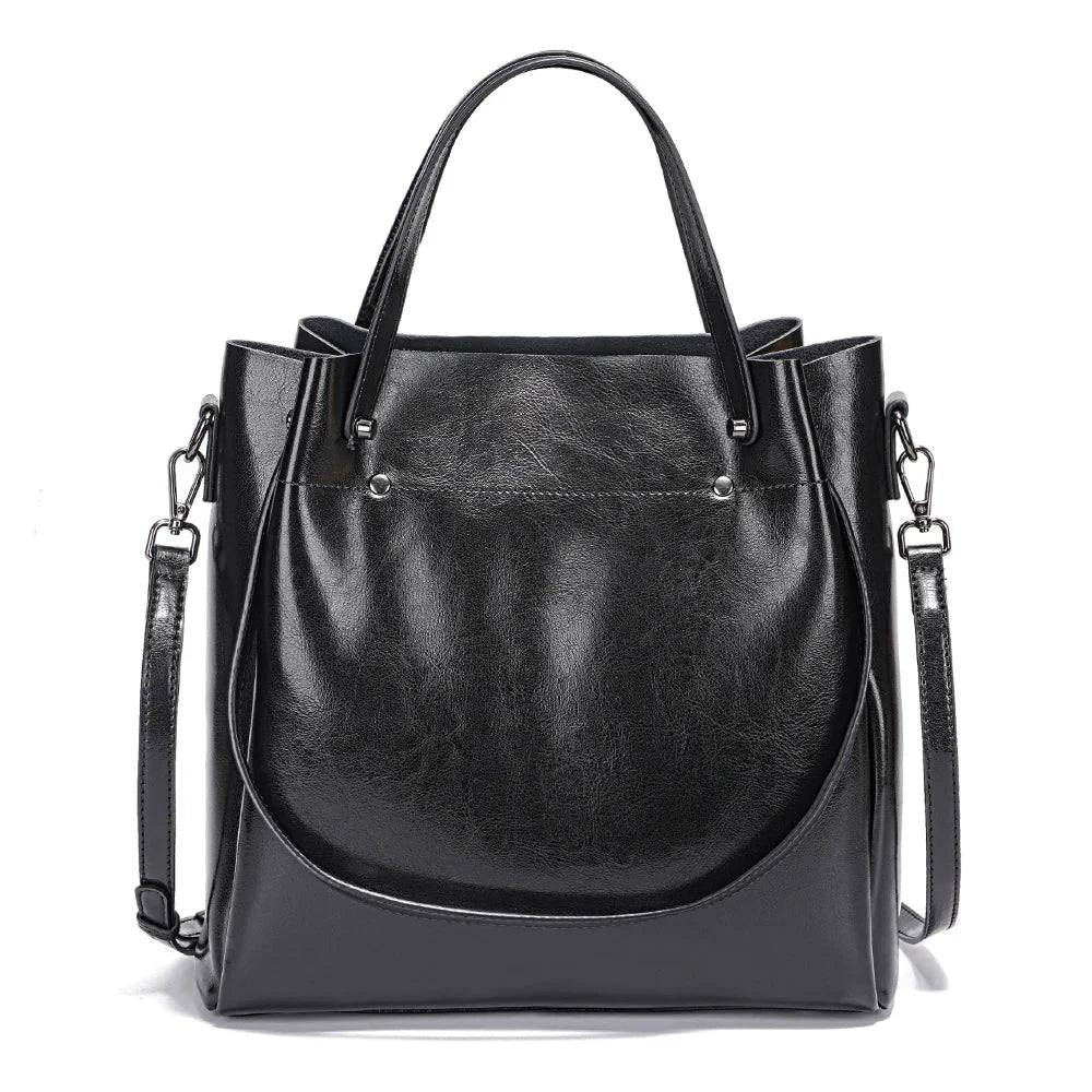 Bolsa Tote de Couro La Spezia