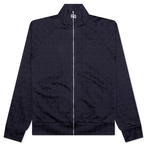 Vintage Full Zipped Tracksuit Sweatshirt Dark Blue