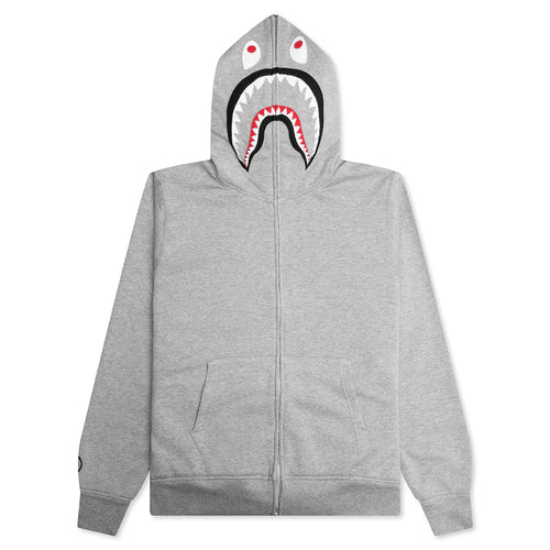 2nd Shark Full Zip Hoodie Gray