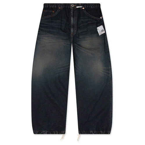 Light Denim Wide Pants Indigo