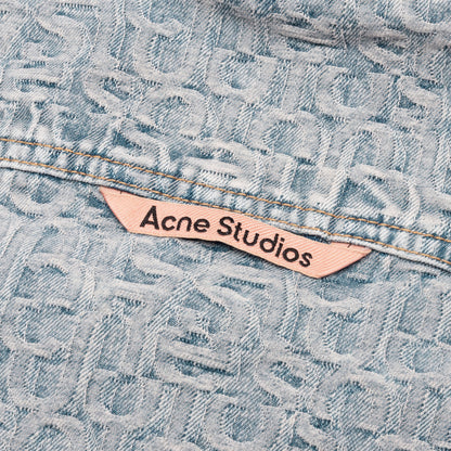 Relaxed Fit Denim Shirt Blue Beige
