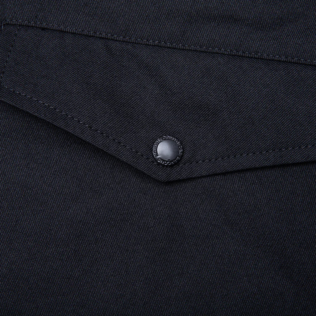 Wool Twill Jacket Black
