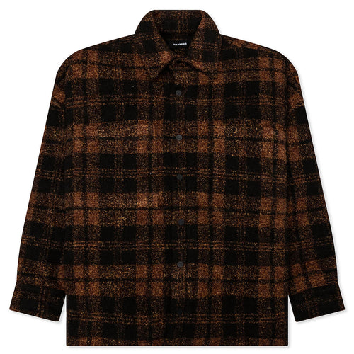 Plaid Padded Shirt Saffron