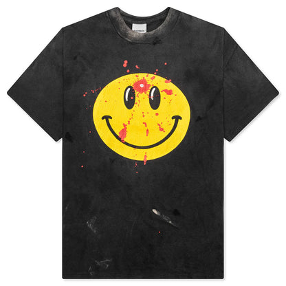 S S T Shirt Smile Black