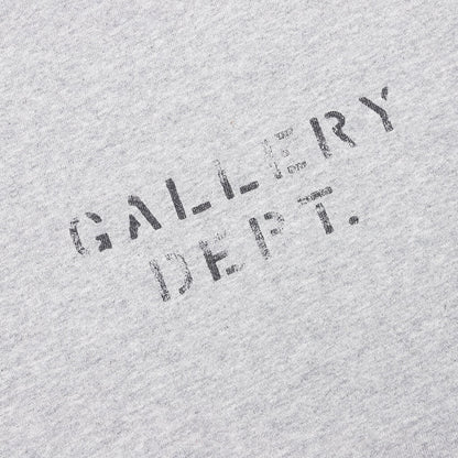 Center Logo Hoodie Heather Grey