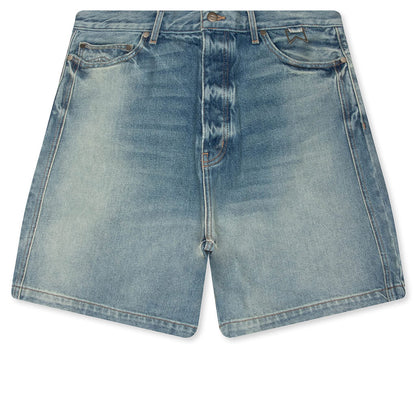 Boxy Traxedo Denim Short Isla Indigo