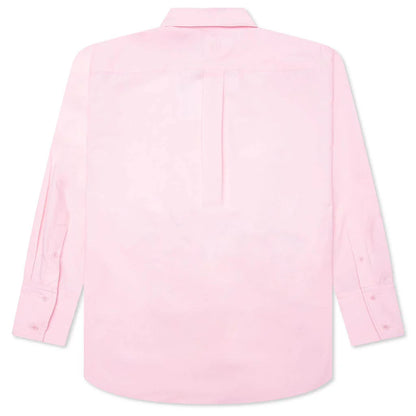 Satin Insert Shirt Rose Pink