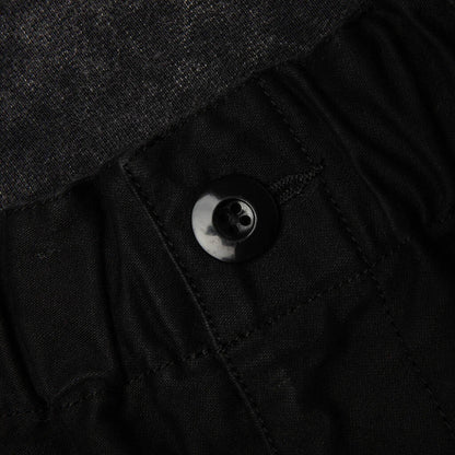 Sweat Pants Combined Cargo Pants Black