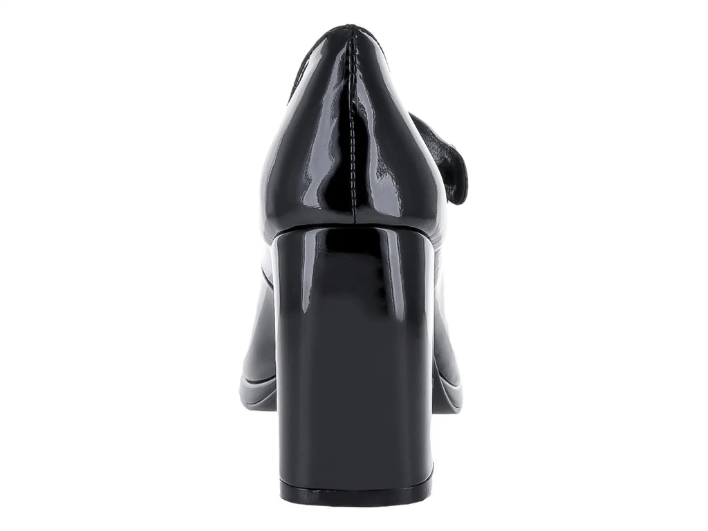 Zapatillas de Charol Negro Stefania para Mujer