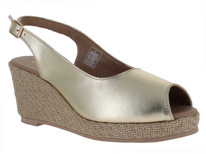 Sandalias Morkas Oro para Mujer