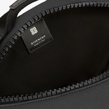 G Zip Triangle Bag Small Black