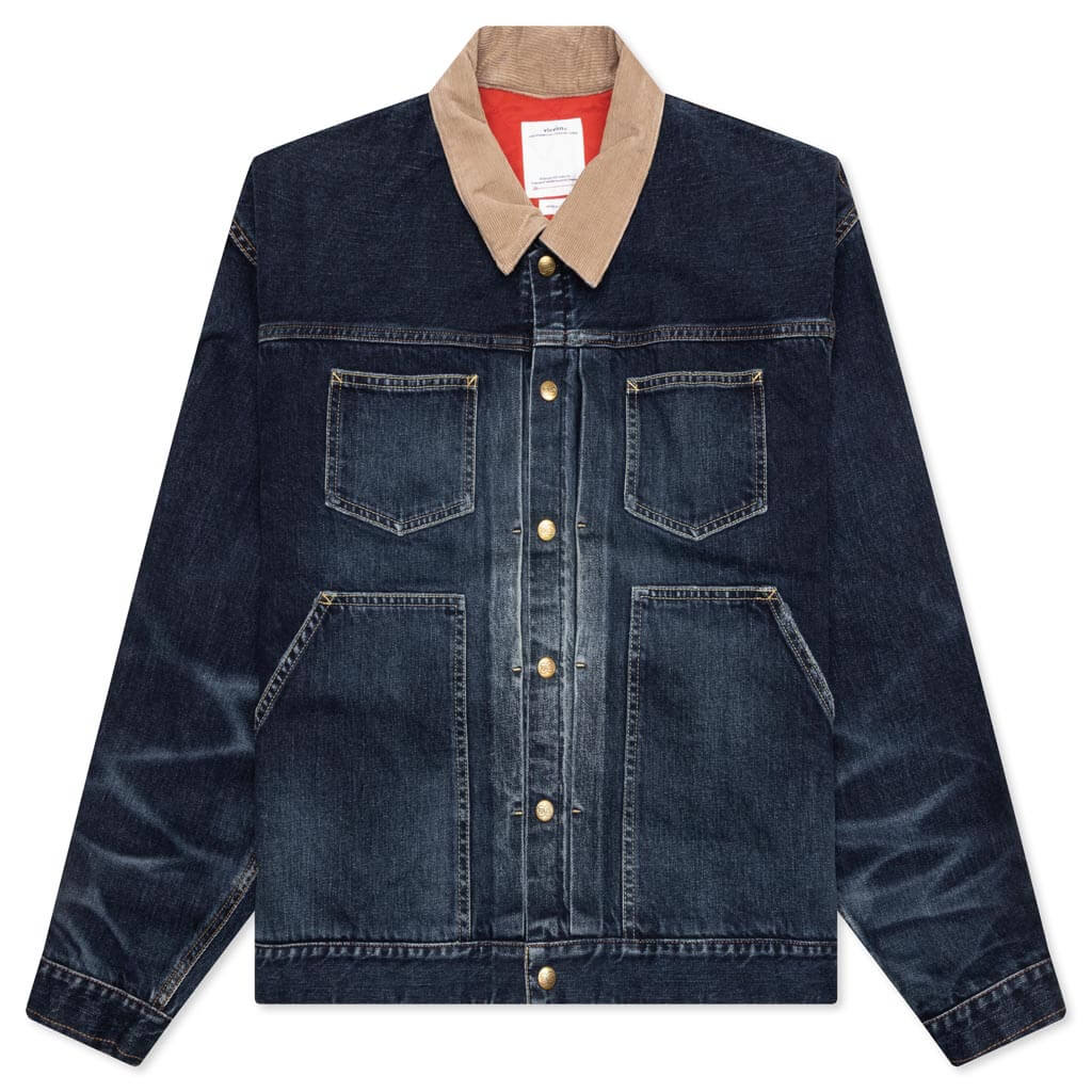 SS WAYSEE JKT DMGD Indigo