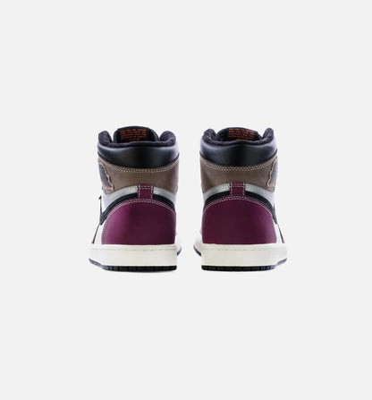 Air Jordan 1 High OG Hand Crafted Mens Lifestyle Shoe Black Archaeo Brown Dark Chocolate Limit One Per Customer