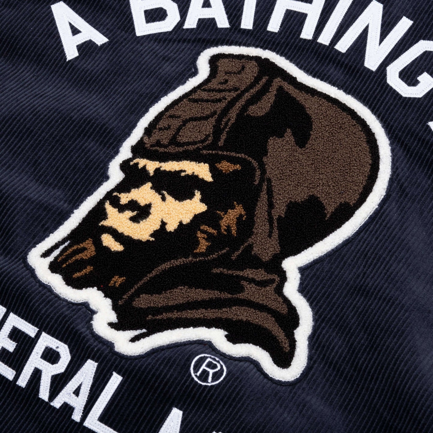 General Corduroy Varsity Jacket Navy