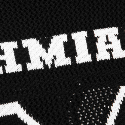Knit 24 Football Shirt Black