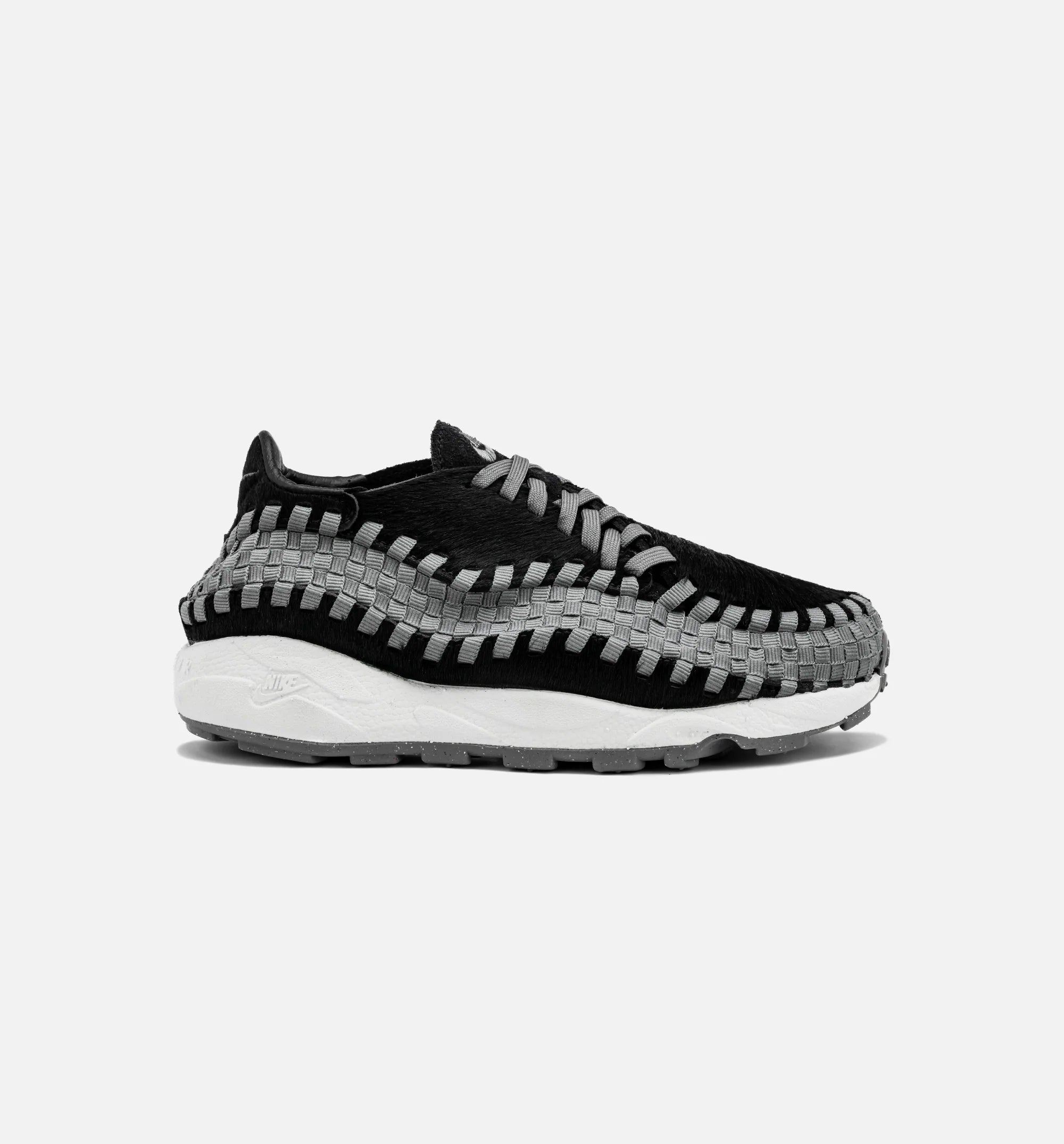 Air Footscape Woven Womens Lifestyle Shoe Black Smoke Grey Sail