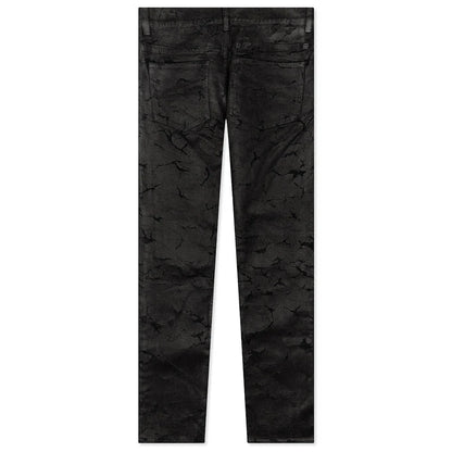 Slim Fit 5 Pocket Trousers Black