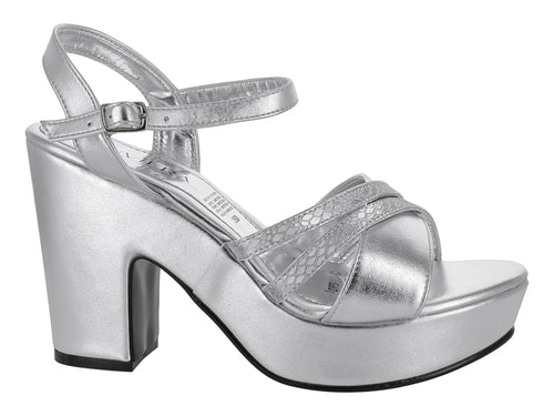 Sandalias Eluviera Plata para Mujer